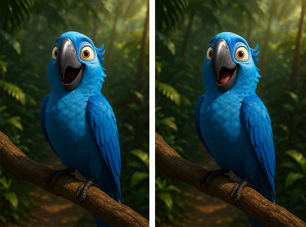 بازی فکری تفاوت در تصاویر ریو