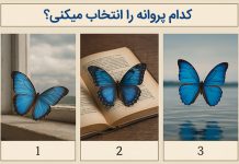 تست شخصیت شناسی : انتخاب یک پروانه آبی