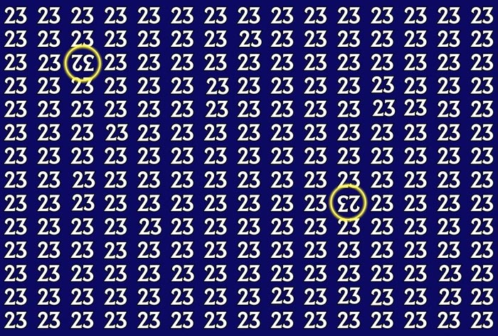 جواب بازی فکری عددهای وارونه 23 و 32 را پیدا کنید!