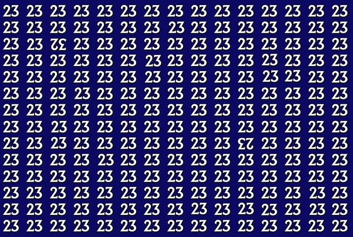 بازی فکری عددهای وارونه 23 و 32 را پیدا کنید!